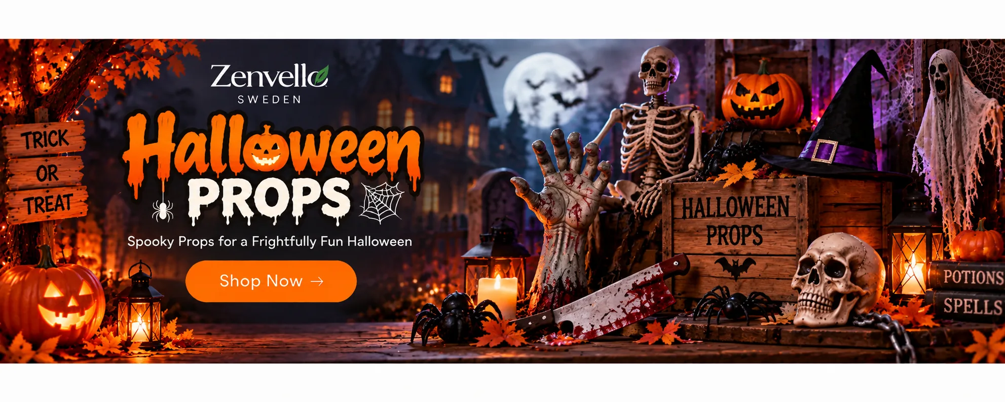 Halloweenrekvisita