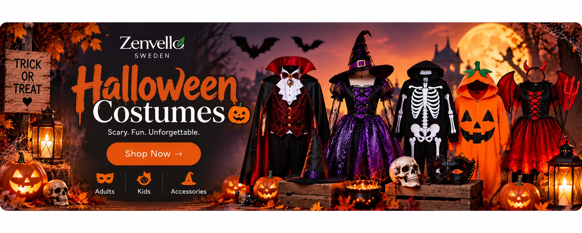 Halloweenkostymer