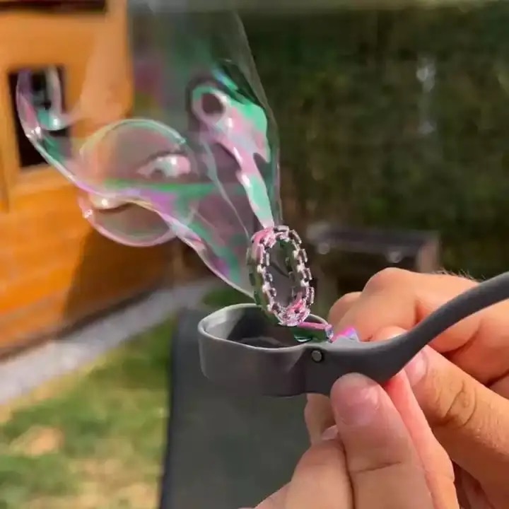 Handhållen bubbelpipa för fest och lek