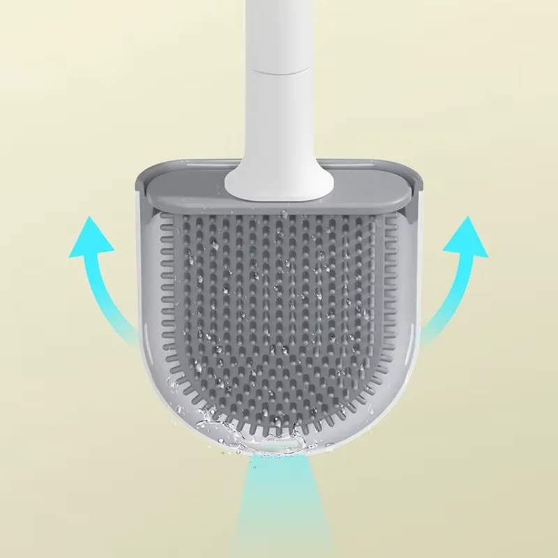 Silikon toalettborste med hållare