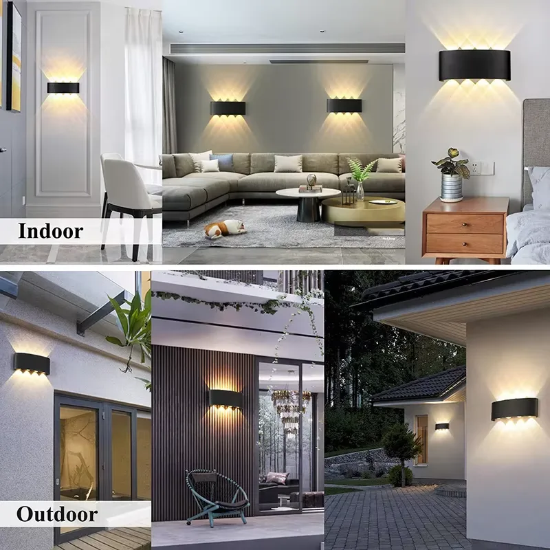 Vattentät LED-vägglampa