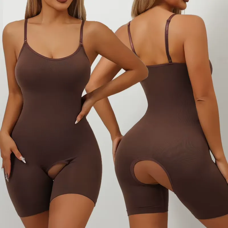 Sömlös Shapewear Bodysuit med Mellanfast Kontroll