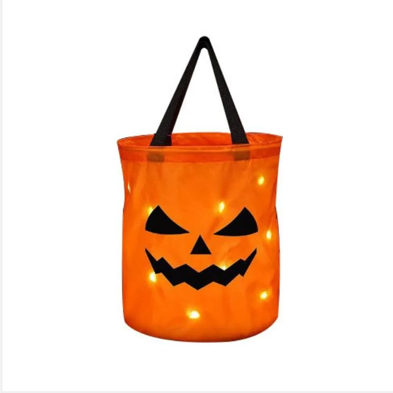 LED-upplyst Halloween-godispåse
