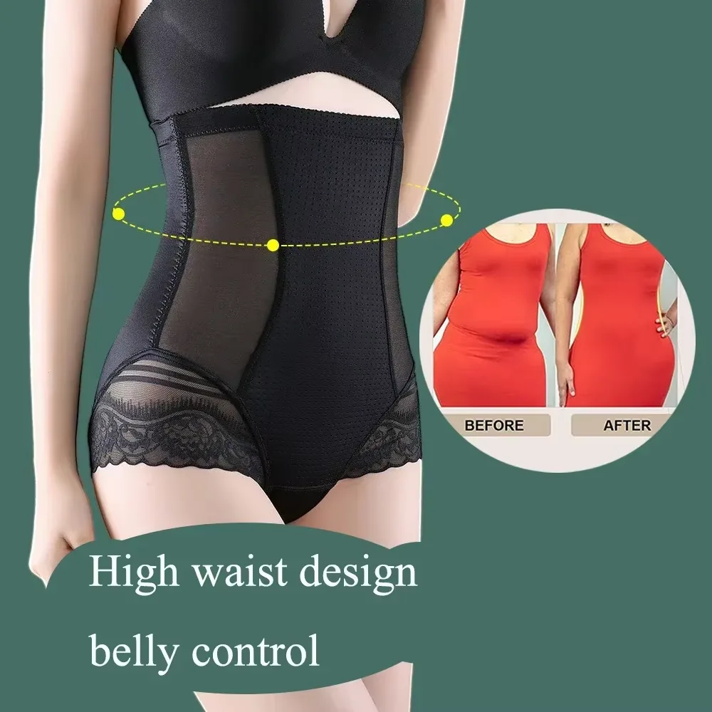 Sömlösa Shapewear Shorts med Hög Midja