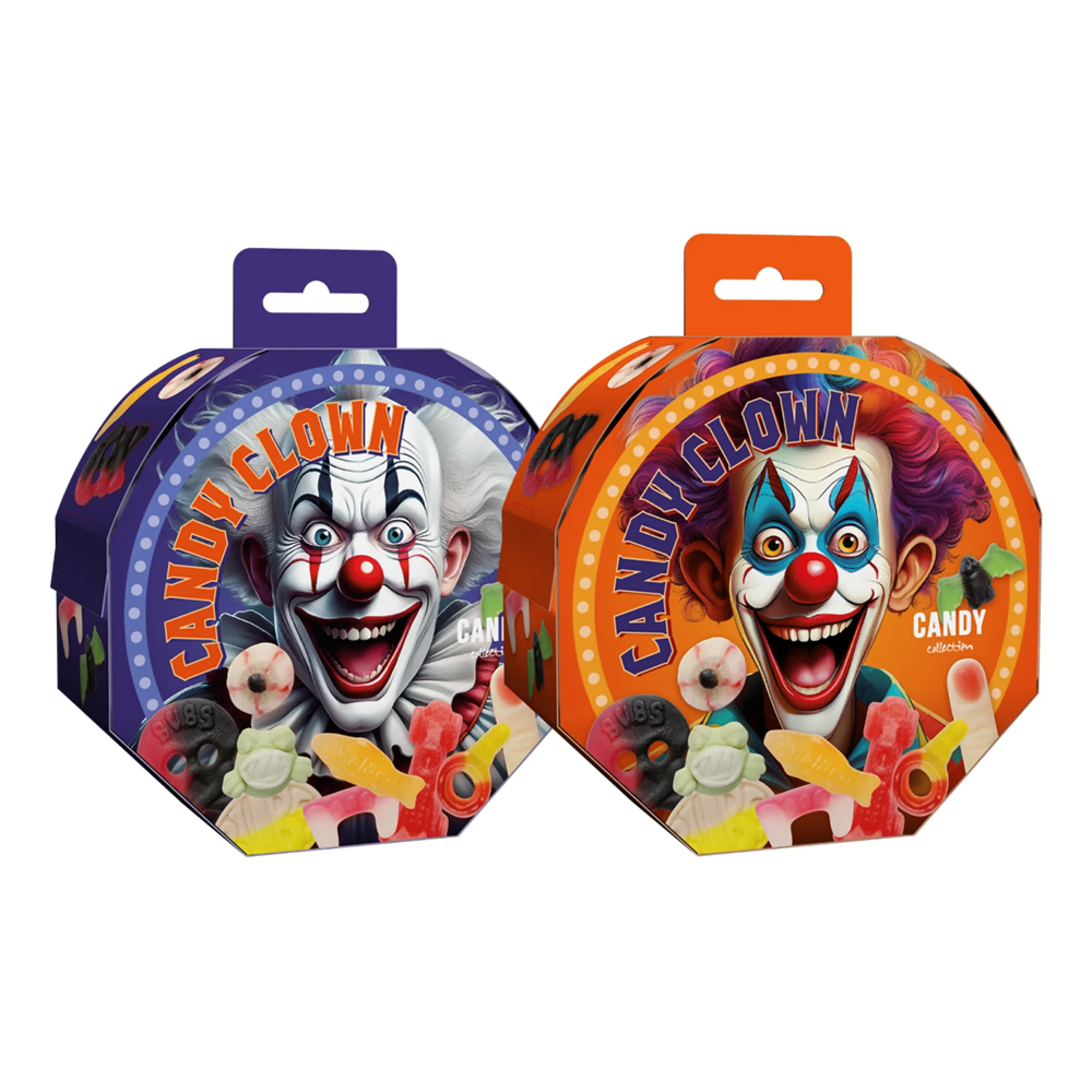 Candy Clown Halloweengodis, 150 g