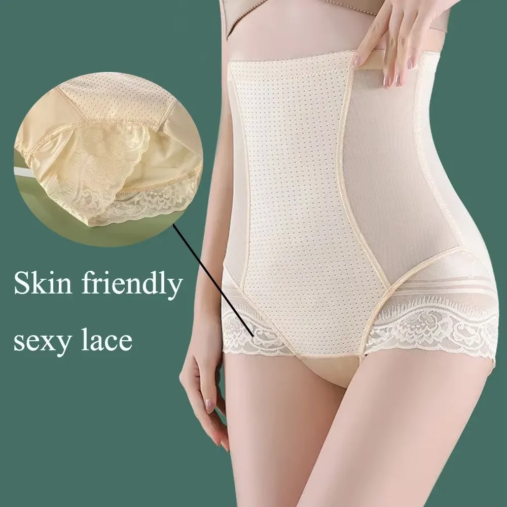 Sömlösa Shapewear Shorts med Hög Midja