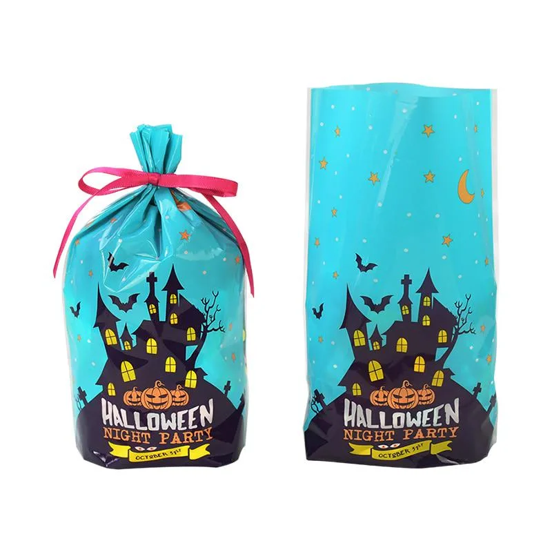 50-pack Halloween Godispåsar med Pumpa- och Fladdermusmotiv