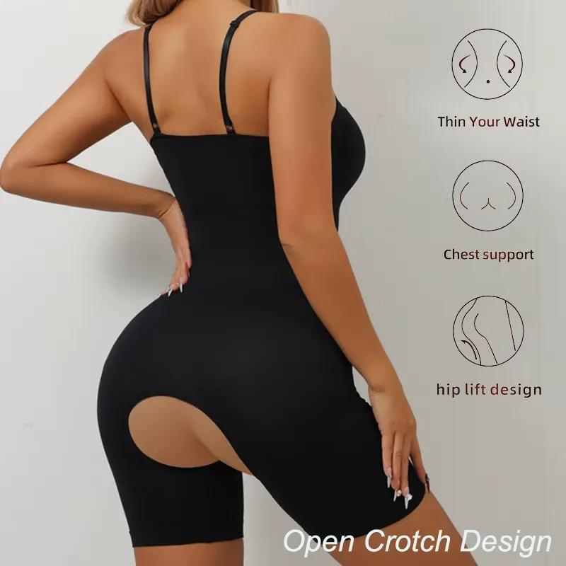 Sömlös Shapewear Bodysuit med Mellanfast Kontroll