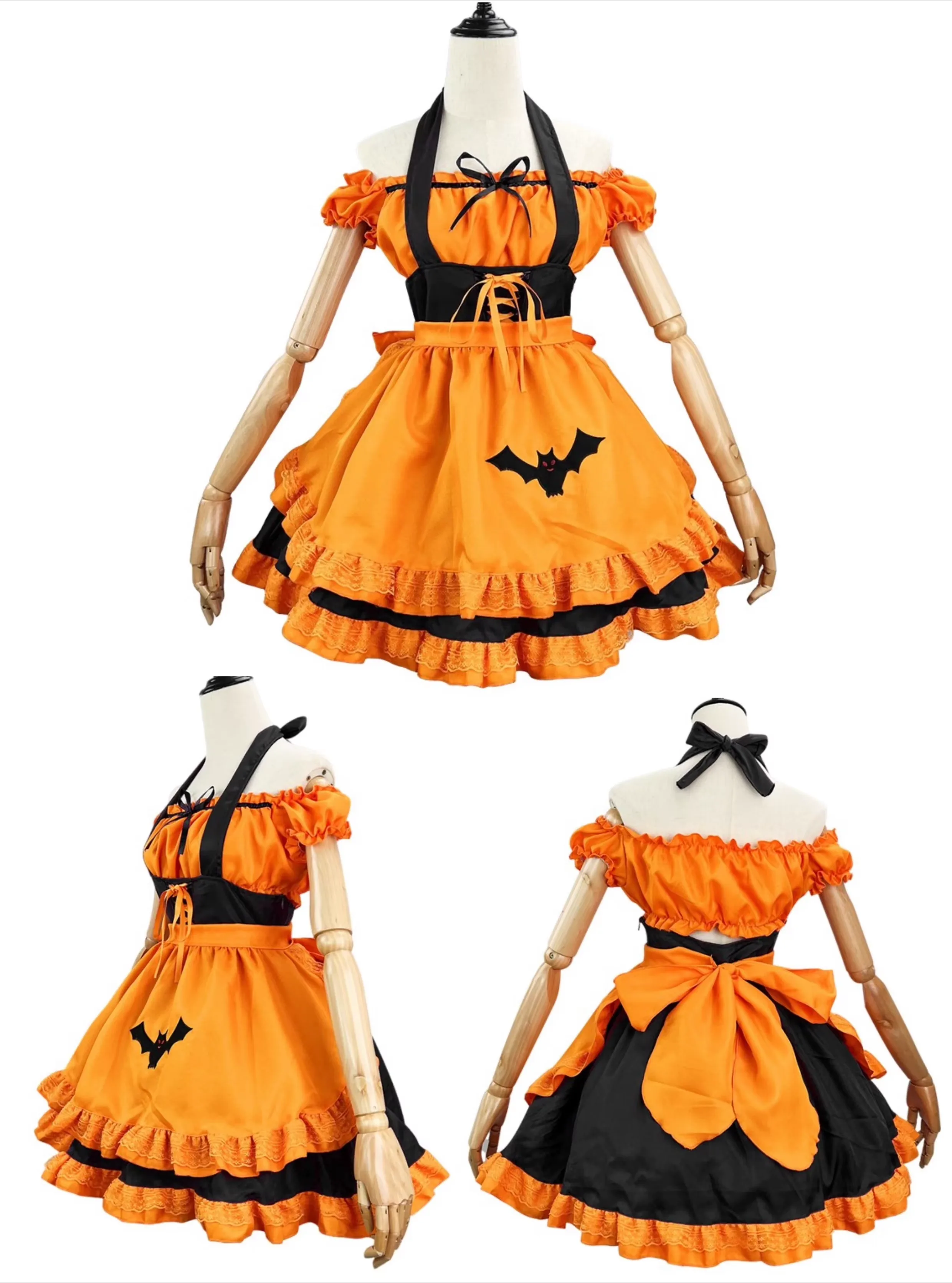 Plus Size Halloween Häxpigdräkt