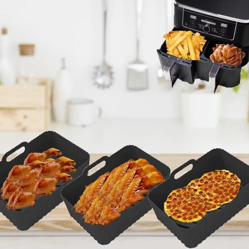 Återanvändbara silikonformar för airfryer