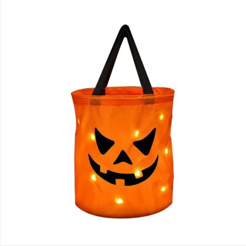 LED-upplyst Halloween-godispåse