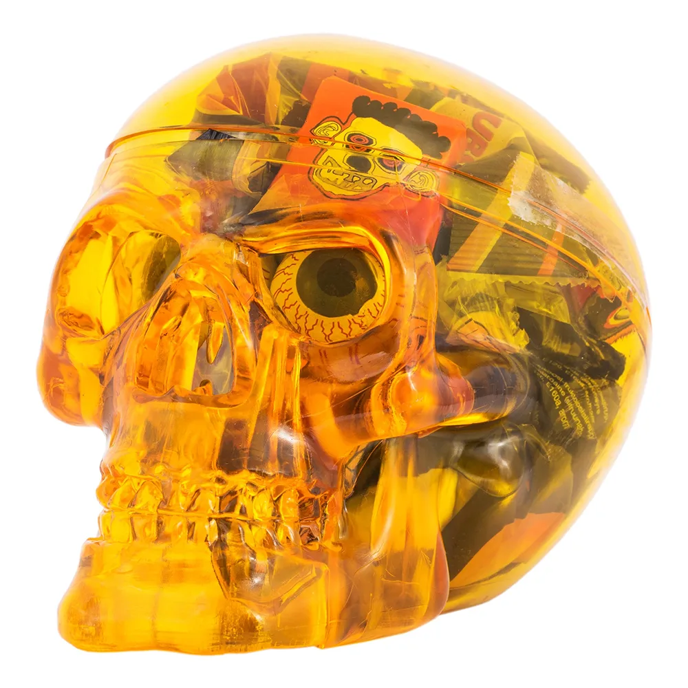 Dödskalle med Halloweengodis - 315 g