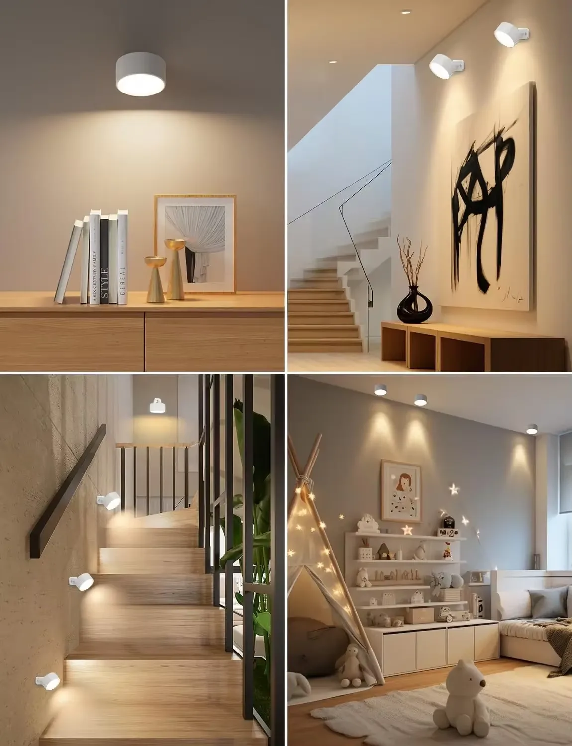 Uppladdningsbar Magnetisk Vägglampa