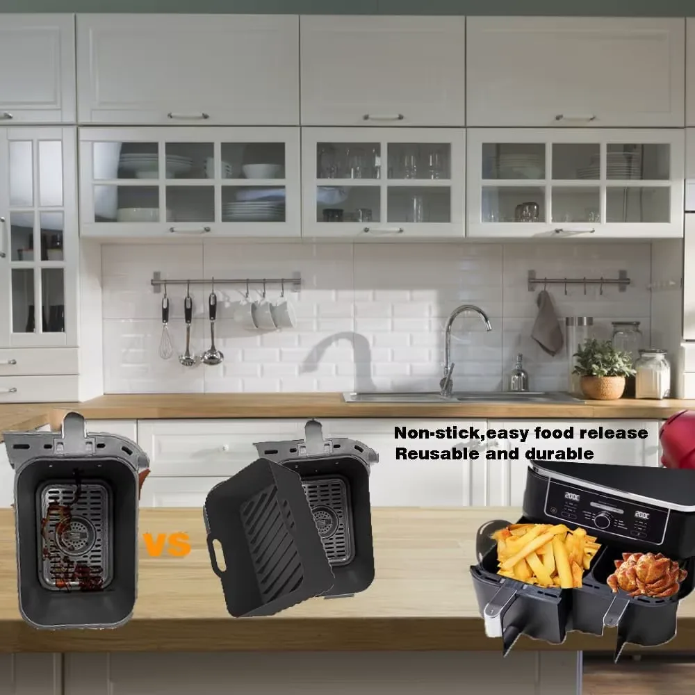 Återanvändbara silikonformar för airfryer