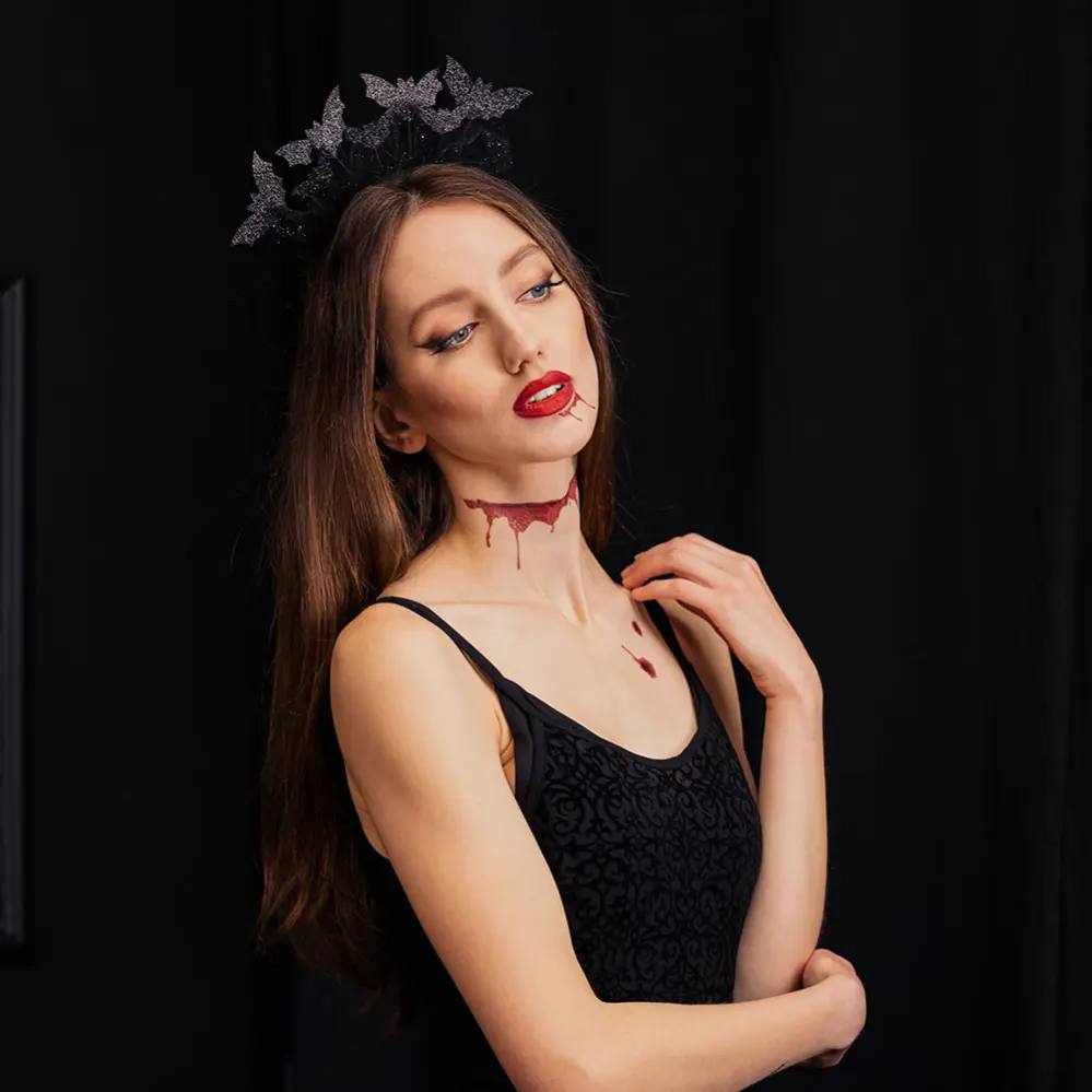 Diadem Fladdermöss Glitter