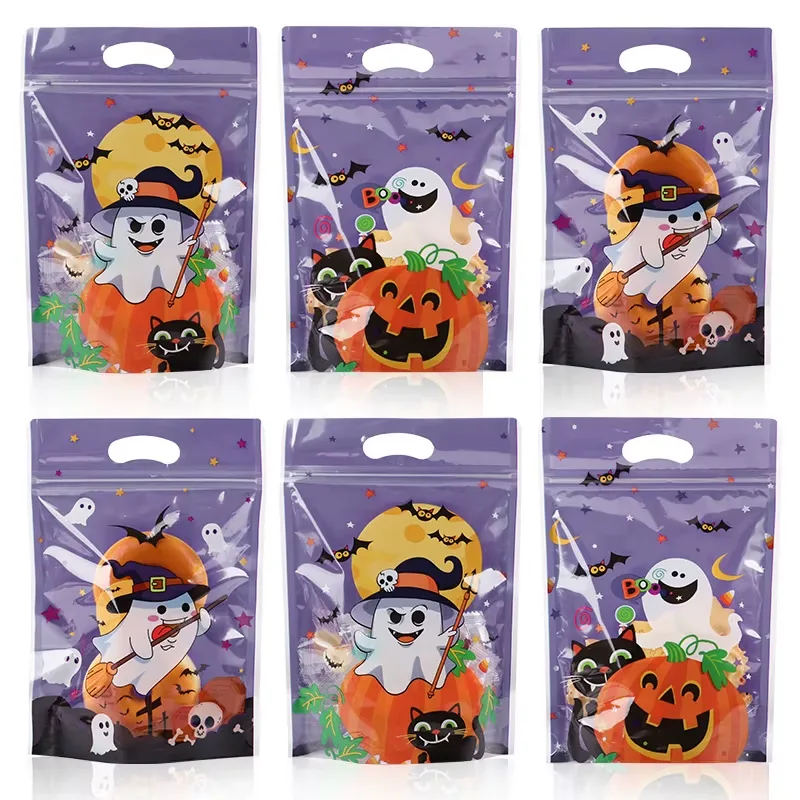 Halloween presentspåsar med handtag – Pumpa & Häxa